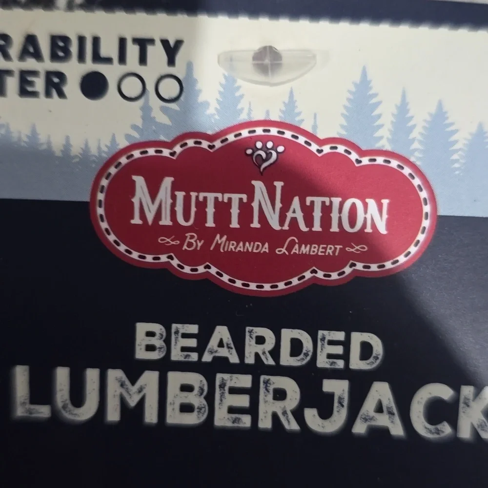 Mutt Nation by‎ Miranda Lambert Dog Toy  NWT Bearded Lumberjack